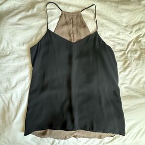 Express Top Black/Tan Reversible Size M